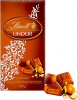 Chocolate Lindt Lindor Hazelnut 100 grs